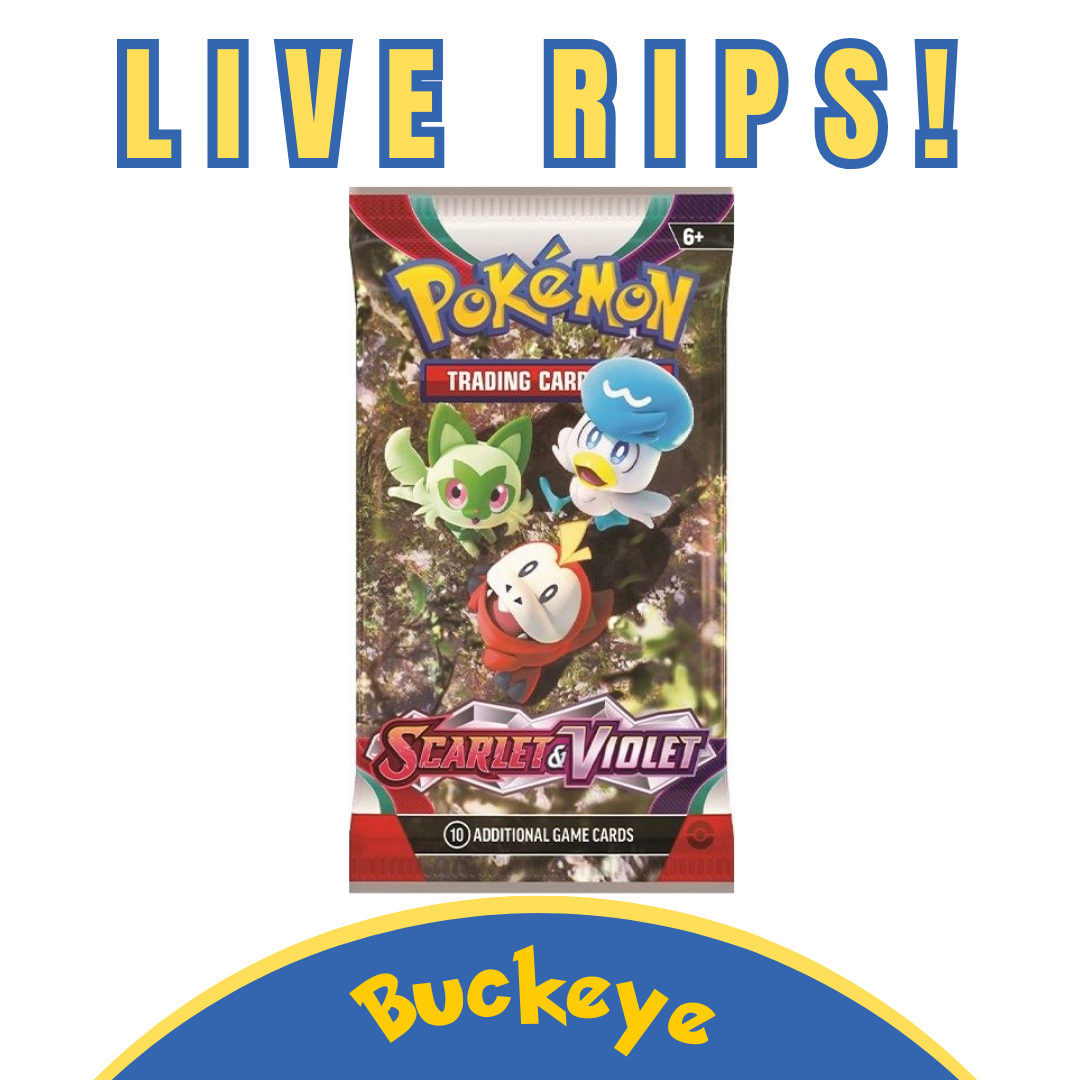 Scarlet & Violet Booster Pack Buckeye Card House Scarlet & Violet Booster Pack Buckeye Card House