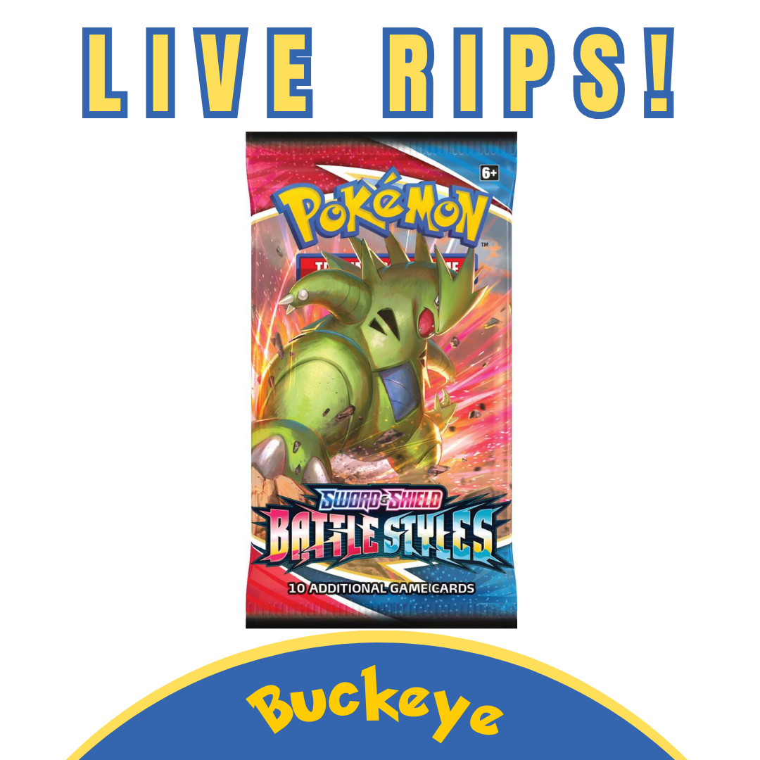 Pokemon TCG: Sword & Shield Battle Styles boosters pack Buckeye Card House Pokemon TCG: Sword & Shield Battle Styles boosters pack Buckeye Card House
